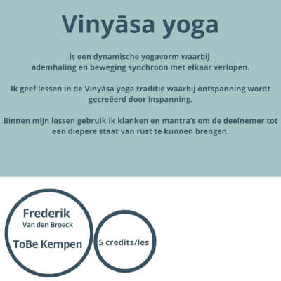 Vinyāsa yoga - Elke Woensdagavond